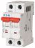 Eaton PXL, S200 MCB Leitungsschutzschalter Typ C, 2-polig 10A 400V, Abschaltvermögen 10 kA xPole DIN-Schienen-Montage