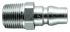 CEJN Steel Male Pneumatic Quick Connect Coupling, R 1/4 Male Threaded