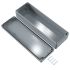 Rose Aluminium Standard Series Grey Die Cast Aluminium Enclosure, IP66, IK09, Grey Lid, 250 x 80 x 52mm