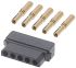 HARWIN Datamate Connector Kit Containing 5 way SIL Female Shell, Crimps