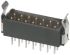 Conector macho para PCB HARWIN serie Datamate L-Tek de 20 vías, 2 filas, paso 2.0mm, para soldar, Montaje en orificio