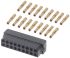 HARWIN Datamate Connector Kit Containing 18 way DIL Female Shell, Crimps