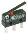ZF Hinge Lever Micro Switch, Solder Terminal, 100 mA @ 30 V dc, SPDT, IP6K7
