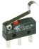 ZF Simulated Roller Lever Micro Switch, Tab Terminal, 6 A @ 250 V ac, SPDT, IP6K7
