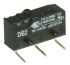 ZF Mikroschalter Knopf-Betätiger Rechtwinklige Leiterplatte, 10,1 A @ 250 V AC, SPDT 2,45 N -40°C - +120°C