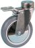 Guitel Hervieu Braked Swivel Castor Wheel, 100kg Capacity, 125mm Wheel