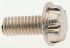 System Zero Zinc Plated Flange Button Steel Tamper Proof Security Screw, M6 x 10mm