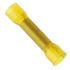 TE Connectivity DuraSeal Butt Wire Splice Connector, Yellow, Insulated, Tin Plated 12 → 10 AWG