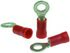 RS PRO Insulated Ring Terminal, M4 Stud Size, 0.5mm² to 1.5mm² Wire Size, Red