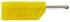 Hirschmann Bananenstecker Gelb, Kontakt vernickelt, 60V dc / 30A, Schraubanschluss