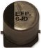 Kondenzátor, řada: FP SMD 150μF ±20% 80mΩ 25V dc, SMD Elektrolytický Panasonic