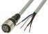 Omron M12 til Fri ende 4 leder Sensor/aktuatorkabel, 1m kabel