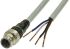 Omron Straight Male 4 way M12 to Unterminated Sensor Actuator Cable, 300mm
