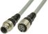 Omron Straight Female M12 to Straight Male M12 Sensor Actuator Cable, 4 Core, TPE, 1m