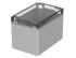 Bopla Euromas Series Light Grey Polycarbonate Enclosure, IP65, IK07, Transparent Lid, 120 x 80 x 85mm