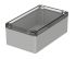 Bopla Euromas Series Grey Polycarbonate Enclosure, IP66, Flanged, Transparent Lid, 200 x 120 x 75mm