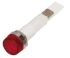 Arcolectric Red Indicator, 110V ac, 10mm Mounting Hole Size, Solder Tab Termination