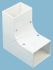 Schneider Electric uPVC Cable Trunking Accessory, 75 x 75mm, PVC
