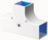 Schneider Electric uPVC Cable Trunking Equal Tee, 50 x 50mm, PVC