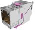 CAE Multimedia Connect BC6AFS Series Female RJ45 Connector, Tool-less Cable Mounting, Cat6EA Straight