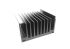 Heatsink, Universal Rectangular Alu, 0.5K/W, 250 x 119 x 63mm