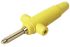 Hirschmann Test & Measurement Yellow Male Banana Plug - Solder, 60V dc