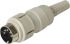 Hirschmann, MAS 8 Pole Miniature Din Plug, DIN 41524, 4A, 34 V ac/dc IP30, Screw Lock, Male, Cable Mount