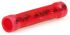 TE Connectivity, PLASTI-GRIP Butt Splice Connector, Red, Insulated, Tin 22 → 16 AWG