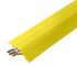 RS PRO 3m Yellow Cable Cover in Rubber, 30mm Inside dia.