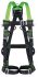 Honeywell Safety T. 2 : 1032840 Front, Rear Attachment Safety Harness ,M/L