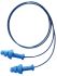 Zatyczki do uszu Wielorazowe, 30dB, kolor: Niebieski, materiał: Elastomery termoplastyczne, Honeywell Safety