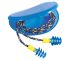 Honeywell Safety Corded Reusable Ear Plugs, 28dB, Blue, Yellow, 50 Pairs per Package