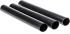Alpha Wire Adhesive Lined Heat Shrink Tubing, Black 76.2mm Sleeve Dia. x 152mm Length 5.6:1 Ratio, FIT-621 Series