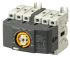 Socomec 3P Pole Isolator Switch - 40A Maximum Current, 18kW Power Rating, IP20