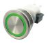 ITW Switches H48M Series Yes Panel Mount Momentary Push Button Switch, Single Pole Double Throw (SPDT), 19.56mm Cutout,