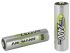 Ansmann AA NiMH Rechargeable AA Batteries, 2.4Ah, 1.2V - Pack of 2
