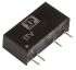 XP Power ITV DC-DC Converter, ±12V dc/ ±41.6mA Output, 4.5 → 5.5 V dc Input, 1W, Through Hole, +105°C Max Temp