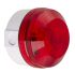 Moflash LED195 Series Red Flashing Beacon, 8 → 20 V ac/dc, Surface Mount, Wall Mount, LED Bulb, IP65
