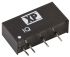 XP Power IQ DC-DC Converter, 5V dc/ 200mA Output, 4.5 → 5.5 V dc Input, 1W, Through Hole, +85°C Max Temp -40°C