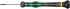 Wera Slotted Precision Screwdriver, 1.2 x 0.25 mm Tip, 40 mm Blade, 137 mm Overall