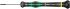 Wera Slotted Precision Screwdriver, 1.5 x 0.23 mm Tip, 40 mm Blade, 137 mm Overall