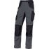 Pantalones de trabajo para Unisex, Gris/negro 81cm, Algodón, poliéster MACH 5 32 → 35.5plg L