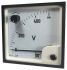 Sifam Tinsley SS94 Analoges Voltmeter AC, 92mm, 92mm, 5.5mm