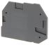 XW5E End Cover for use with XW5G-S4.0-1.2-1 Grounding Terminal Block, XW5T-S4.0-1.2-1 Feed Through Terminal Block,
