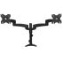 StarTech.com Dual Monitor Arm Desk Clamp, Grommet Clamp Mount With Extension Arm, For 24in Screens