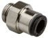 Legris LF3000 Series Straight Threaded Adaptor, G 3/8 Male to Push In 16 mm, Threaded-to-Tube Connection Style