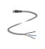 Pepperl + Fuchs Straight Female M8 to Free End Sensor Actuator Cable, 4 Core, 2m