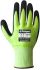 BM Polyco Grip It Green Glass Fibre, HPPE Cut Resistant Work Gloves, Size 9, Large, Nitrile Coating
