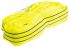 RS PRO 0.5m Yellow Lifting Sling Round, 3t