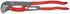 Knipex Pipe Wrench, 560.0 mm Overall Length, 70mm Max Jaw Capacity